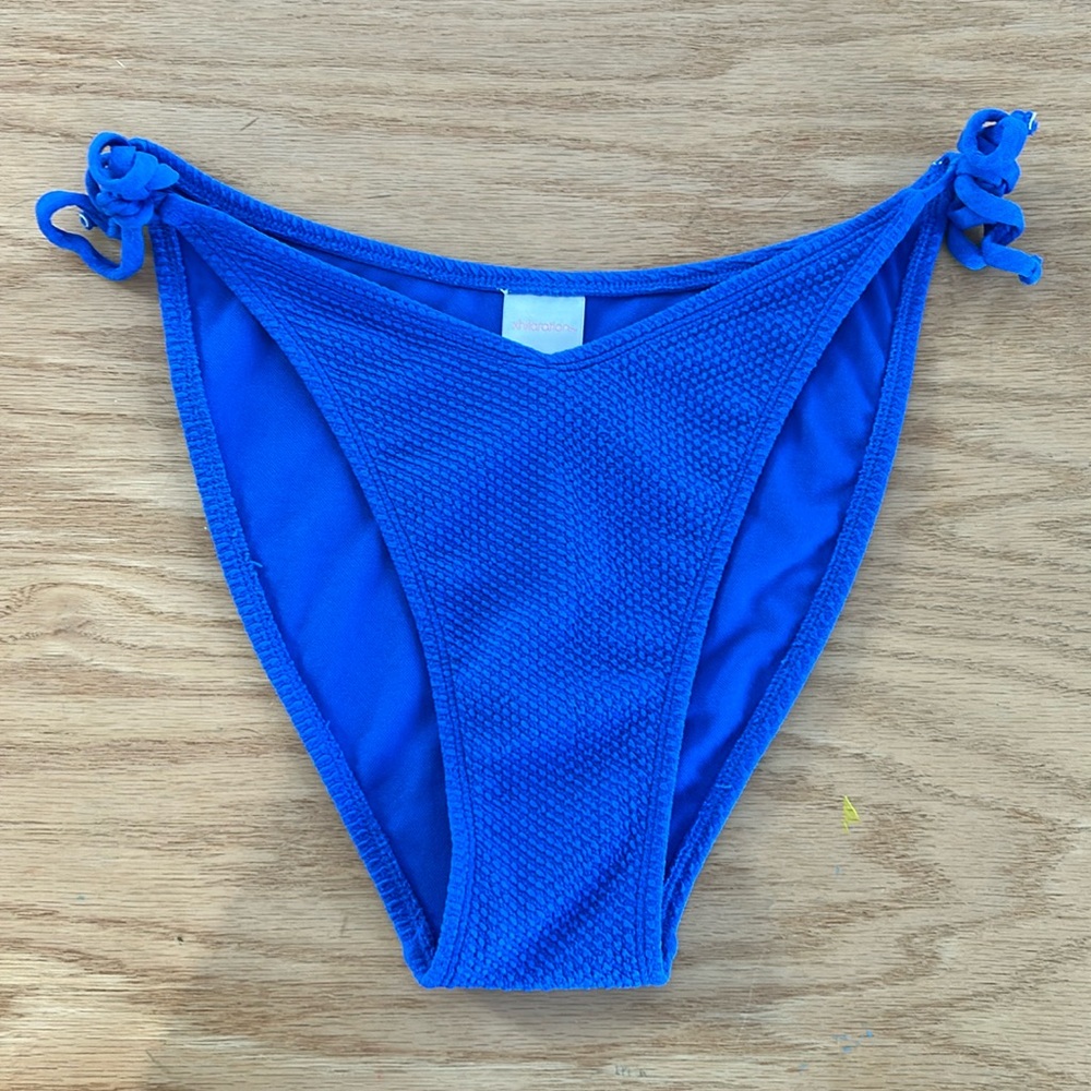 Royal blue bikini bottoms - L